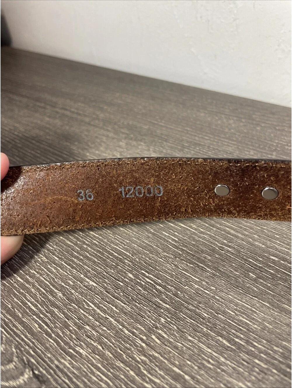 Brighton Onyx VTG Leather Golf Belt Men's 36 Brown Black Classic 1